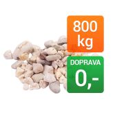 Balený dekorační kámen kačírek 4 - 8 mm Balený dekorační kámen kačírek 4 - 8 mm